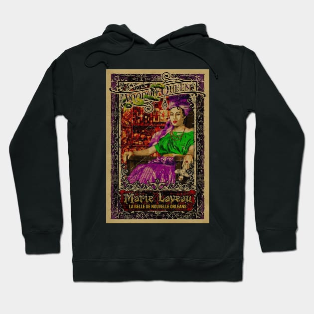 Marie Laveau Voodoo Queen Hoodie by We Saw the Devil: A True Crime Podcast